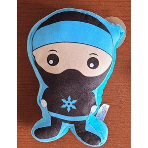 Sureshot Blue and Black Ninja Warrior Plush Stuffed Animal 9"